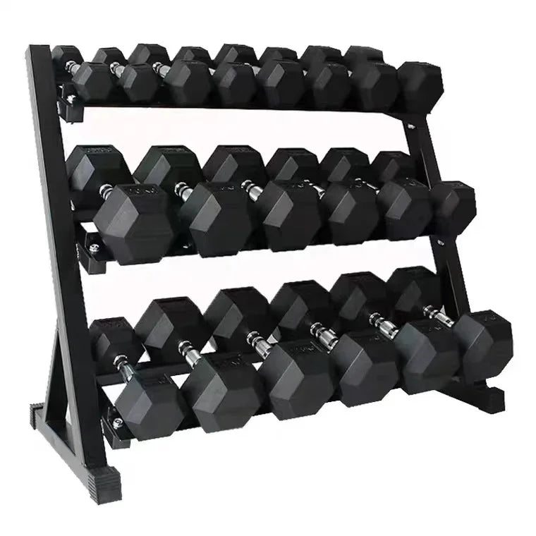 Dumbbell Set with Rack