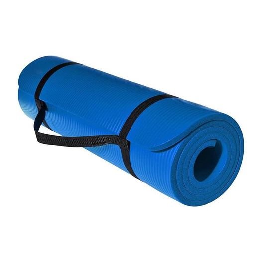 GymShop Extra Thick Yoga Mat Blue