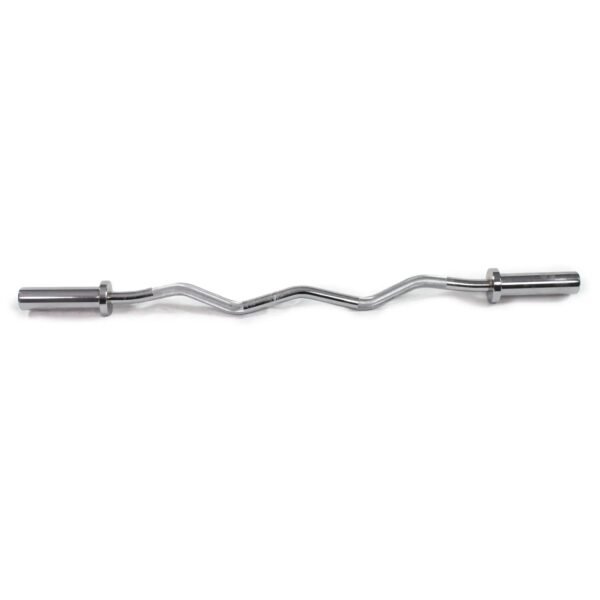 GymShop Olympic EZ Curl Barbell