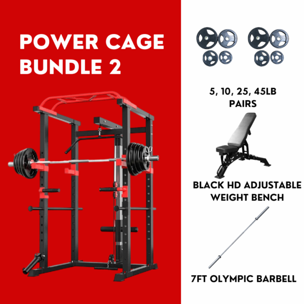 GymShop Power Cage Bundle 2