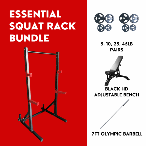 Essential Squat Rack Bundle